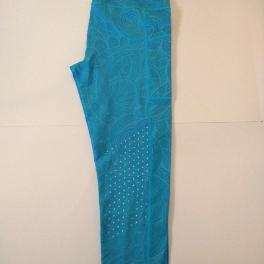 CVG Capri Leggings Blue Zenergy Large